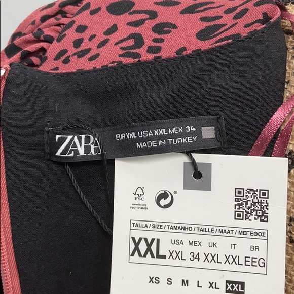 Zara bloggers fave animal print draped mini dress - Picture 12 of 16